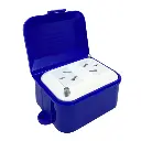 Linea exterior capsulada 2 tomas color azul TAAD (LC-71003)