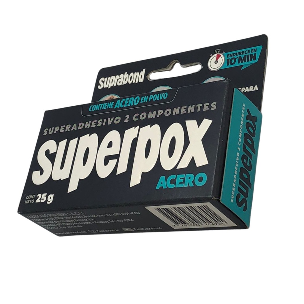 Superpox acero Suprabond 25g (SPX SA 25 A E)