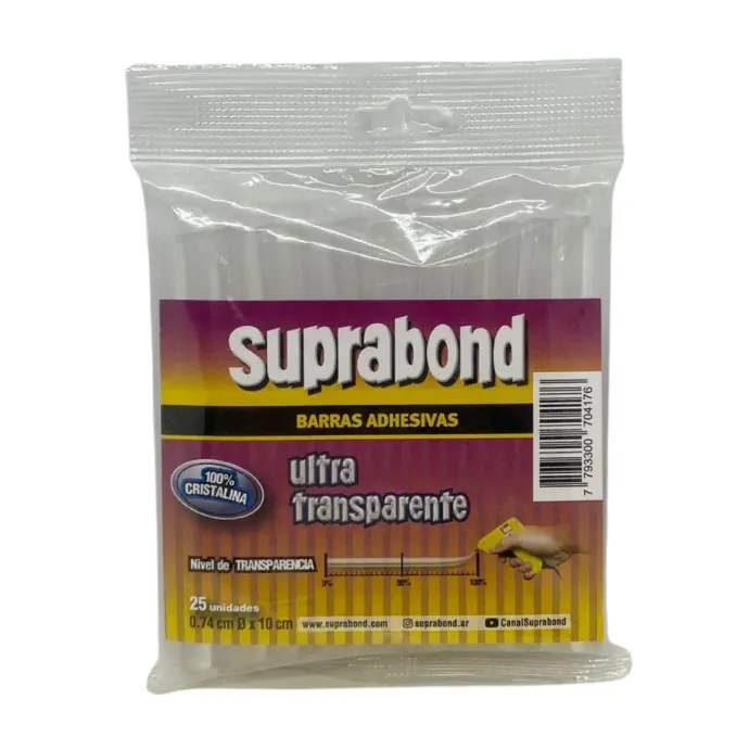 Barra de silicona Suprabond fina ultra transparente x25u (C HM F10 UT 25)