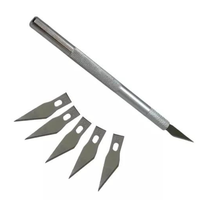 Cutter de presicion serie 600 Bulit con 5 hojas de repuesto (C CTR 6 PRE)