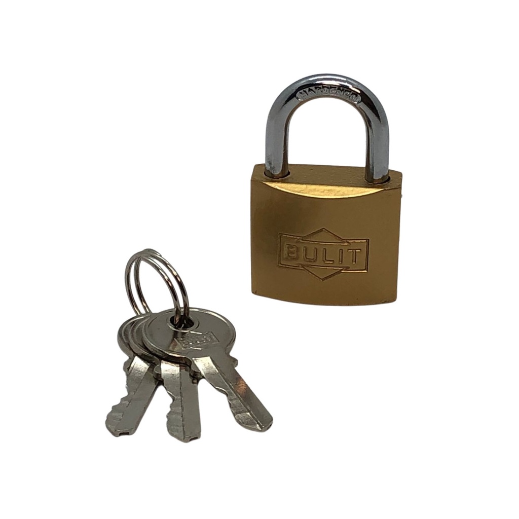 Candado Bulit de hierro dorado n°30 reforzado (CDB H 30 D)