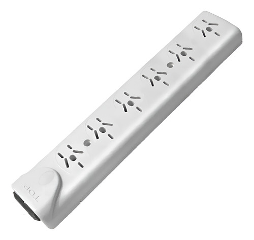 Zapatilla Top 6 tomas con interruptor y bornera sin cable (M-1199)