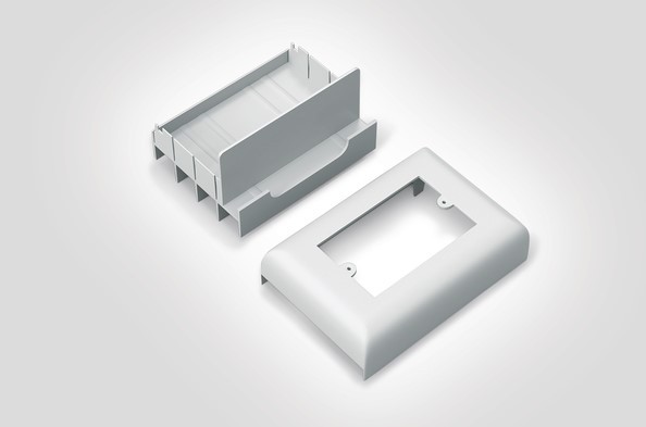 Accesorio Módulo p/Bastidor c/Separador. Autoextinguible: SMSAU. HellermannTyton