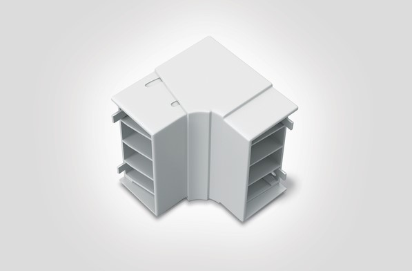 [440238] Angulo interno Unicanal 100x50  HellermannTyton
