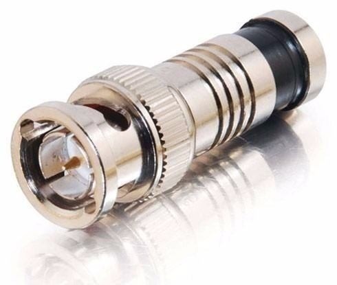 10 x Conector BNC crimpeadora de compresion RG59