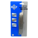 Cutter profesional automatico retractil serie 500 incluye 3 hojas de repuesto (C CTR P4)