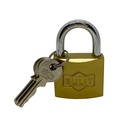 Candado Bulit de hierro dorado n°50 3 llaves (CDB H 50 D)