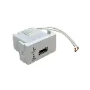 Modulo cargador USB Taad color blanco (S-5600)