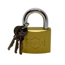 Candado Bulit de hierro dorado n°60 reforzado (CDB H 60 D)