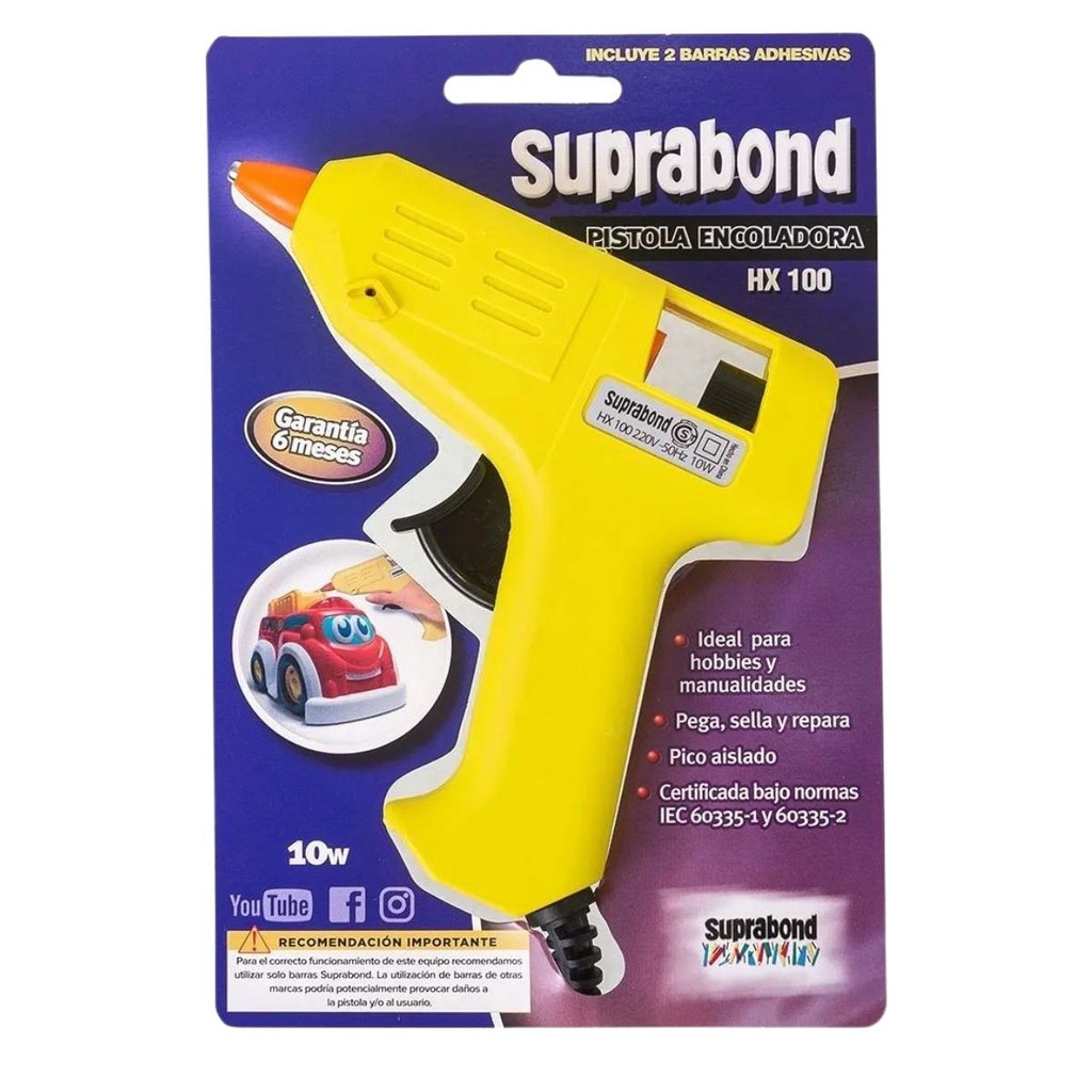 Pistola encoladora HX-100 Suprabond 10 watts (C PHX 100)