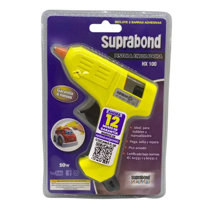Pistola encoladora HX-100 Suprabond 10 watts para barras finas (C PHX 100)
