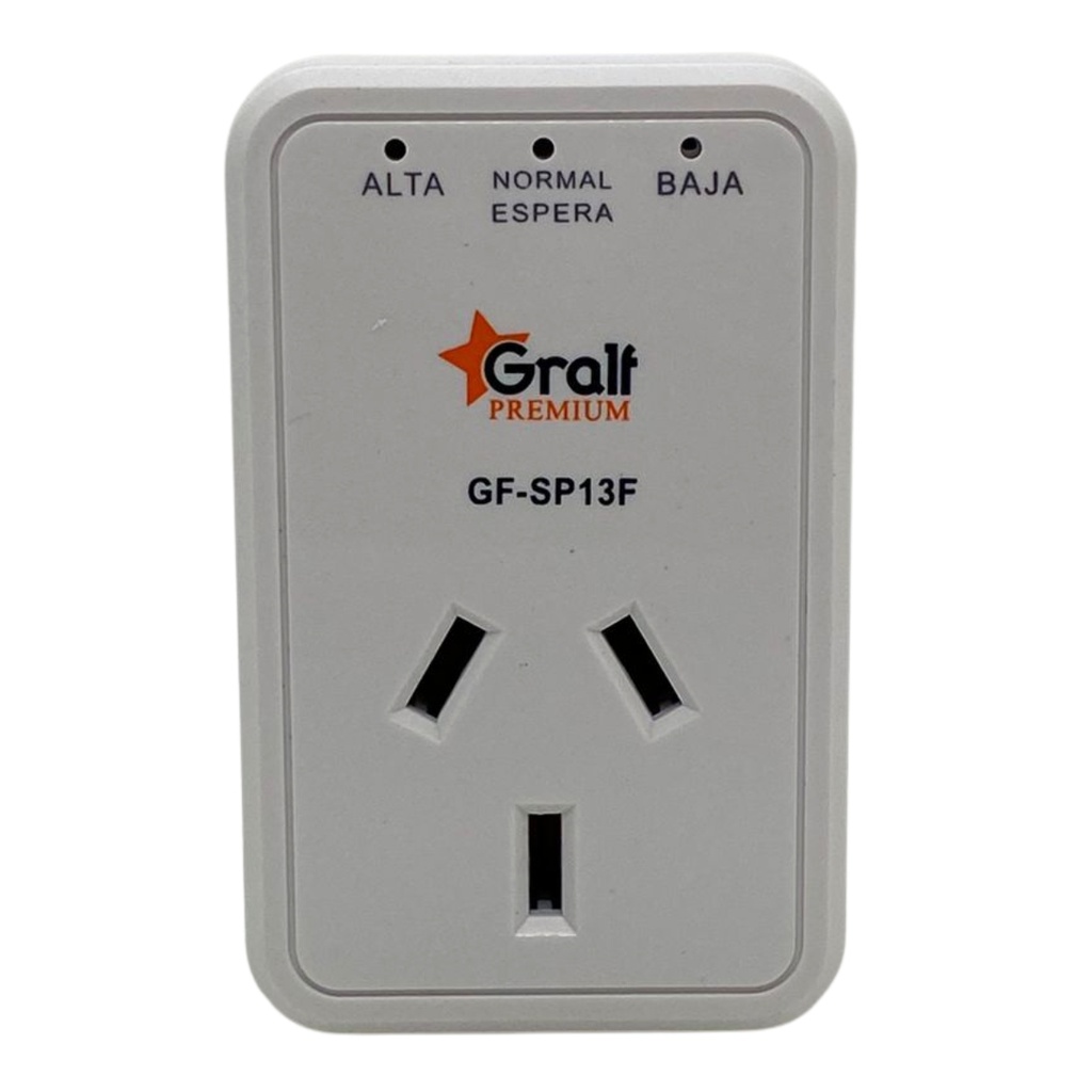 Protector de tensión enchufable fijo Gralf (GF-SP13-F)