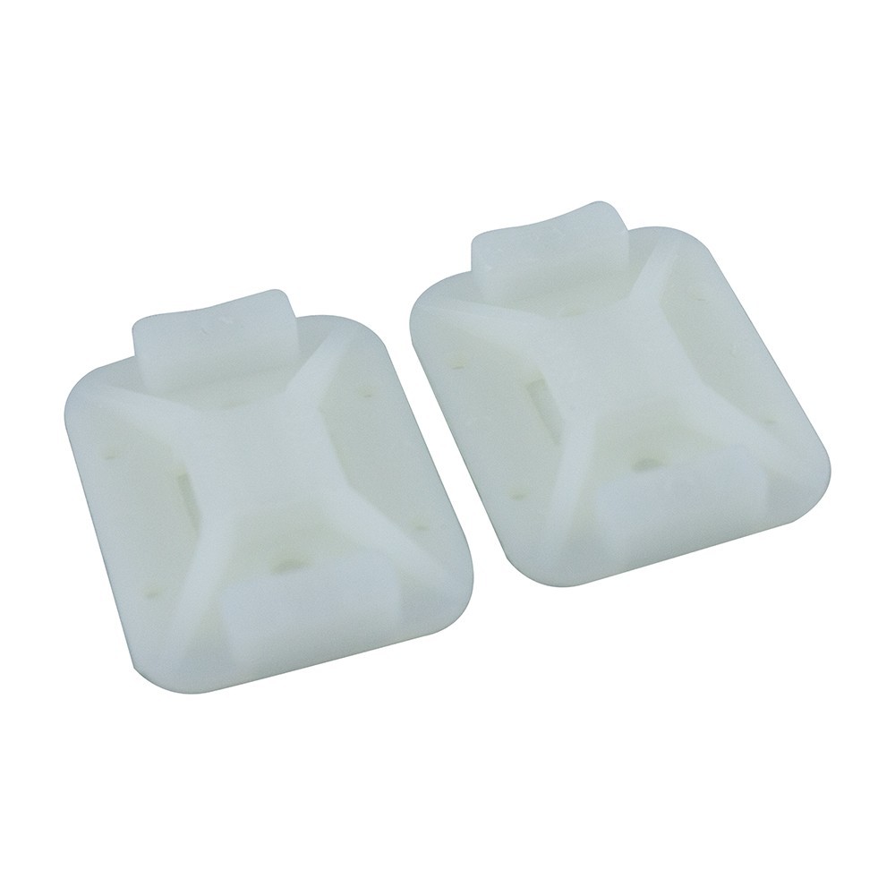 [440131] Soporte Autoadhesivo para precinto. LKCS-A Natural  x 100 u. HellermannTyton.