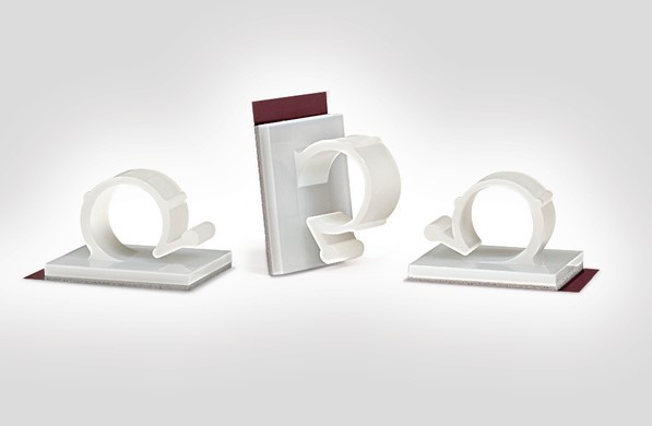 [440139] Soportes con clip de cable, autoadhesivo: RA13APT. Hellermanntyton.