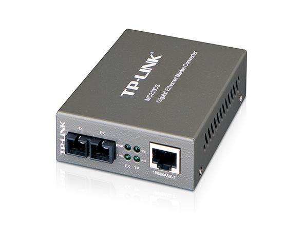 [90076] TP-LINK MC210CS Media Converter Gigabit 2 pelos a Ethernet