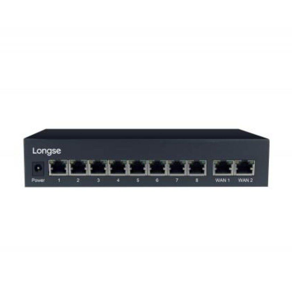 [LG42008P+2G] Switch PoE 8+2 Longse 8xPoE 10/100 + 2 Puertos Wan Gigabit (LONGSE-HT812)