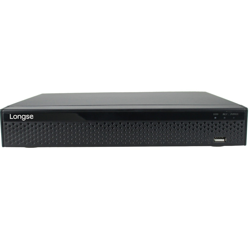 XVR/DVR Longse XVR2104D 4Ch 5Mpx 4 Audios IP 16x8MPX 1 HDD h/6TB