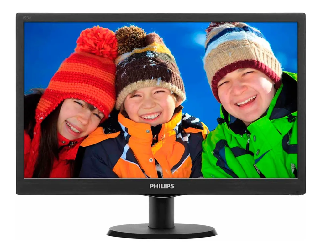 [09006] Monitor LCD Phillips 19" VGA y HDMI 193V5LHSB2/77
