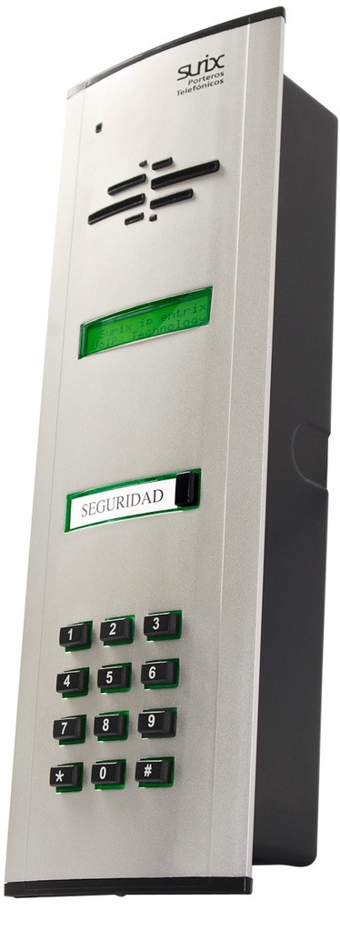 Surix (IP-EX-300) Entercom Portero Multifamiliar sin cableado p/300 casas/deptos