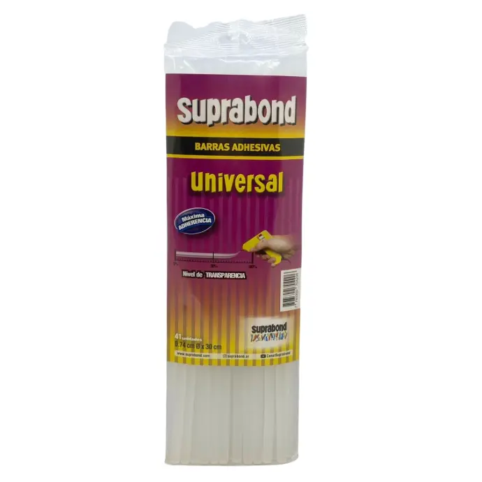 Barra de silicona Suprabond fina transparente maxima adherencia x41u (C HM F30 UN 41)