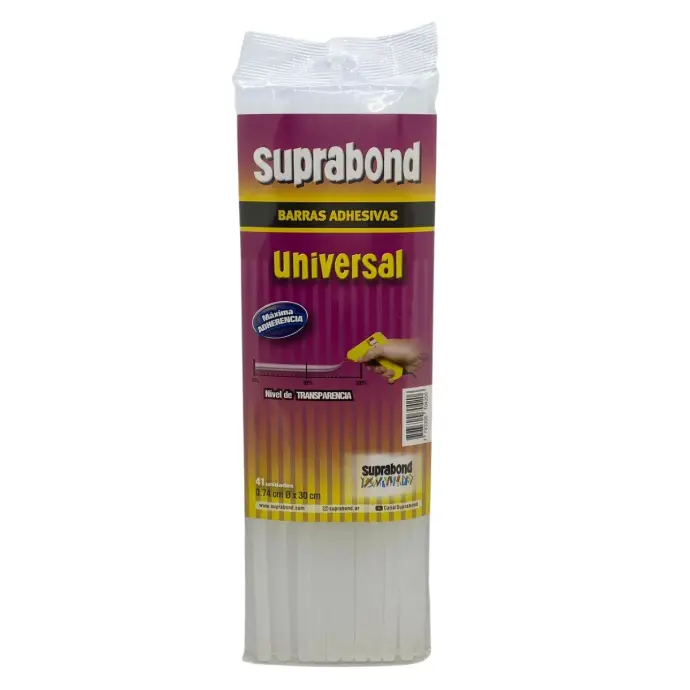 [C HM F30 UN 41] Barra de silicona Suprabond fina transparente maxima adherencia x41u (C HM F30 UN 41)
