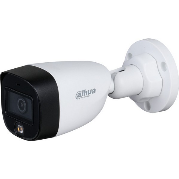 Camara Dahua FullColor 2MP metalica microfono 20m lente 2,8mm (HFW1209CMP-A-LED-0280B)