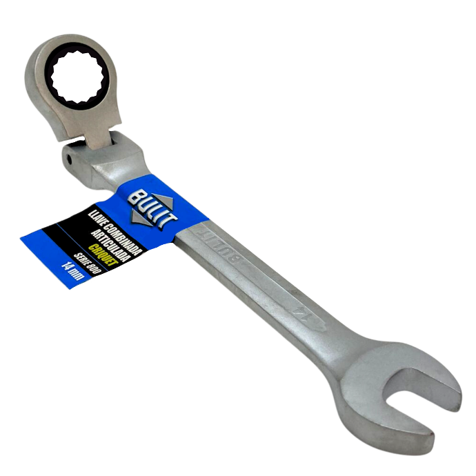 Llave criquet articulada Bulit 14mm de acero serie 800 (LLV 8VAC 14)