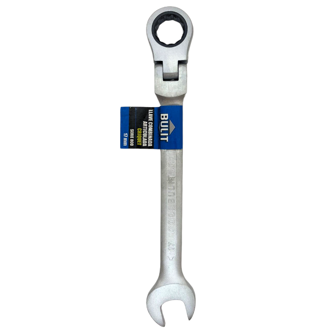 Llave Criquet Articulada Bulit 17mm de Acero Serie 800