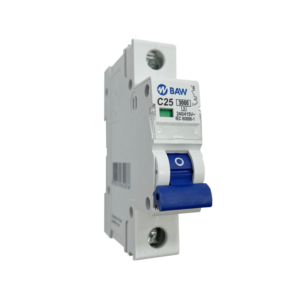 Termica BAW 1P 25A 3kA. Curva C