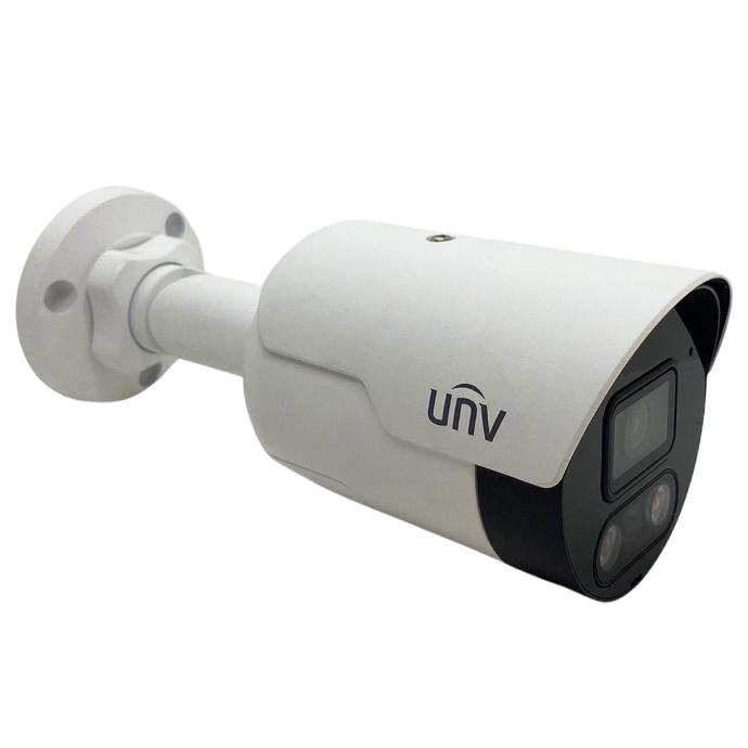 Camara IP Uniview ColorHunter 4MP micro SD 128GB audio lente 2.8mm IP67 iA Intrusion/Cruce (IPC2124LE-ADF28KMC-WL)