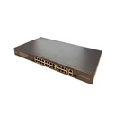 Switch PoE 24 puertos Uniview 24 PoE 10/100 +2 uplink Gigabit combo SFP - potencia 370w (NSW2010-24T2GC-POE-IN)