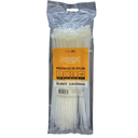 Precinto de nylon Inteck 4.8mmx25cm filtro UV blanco x100u