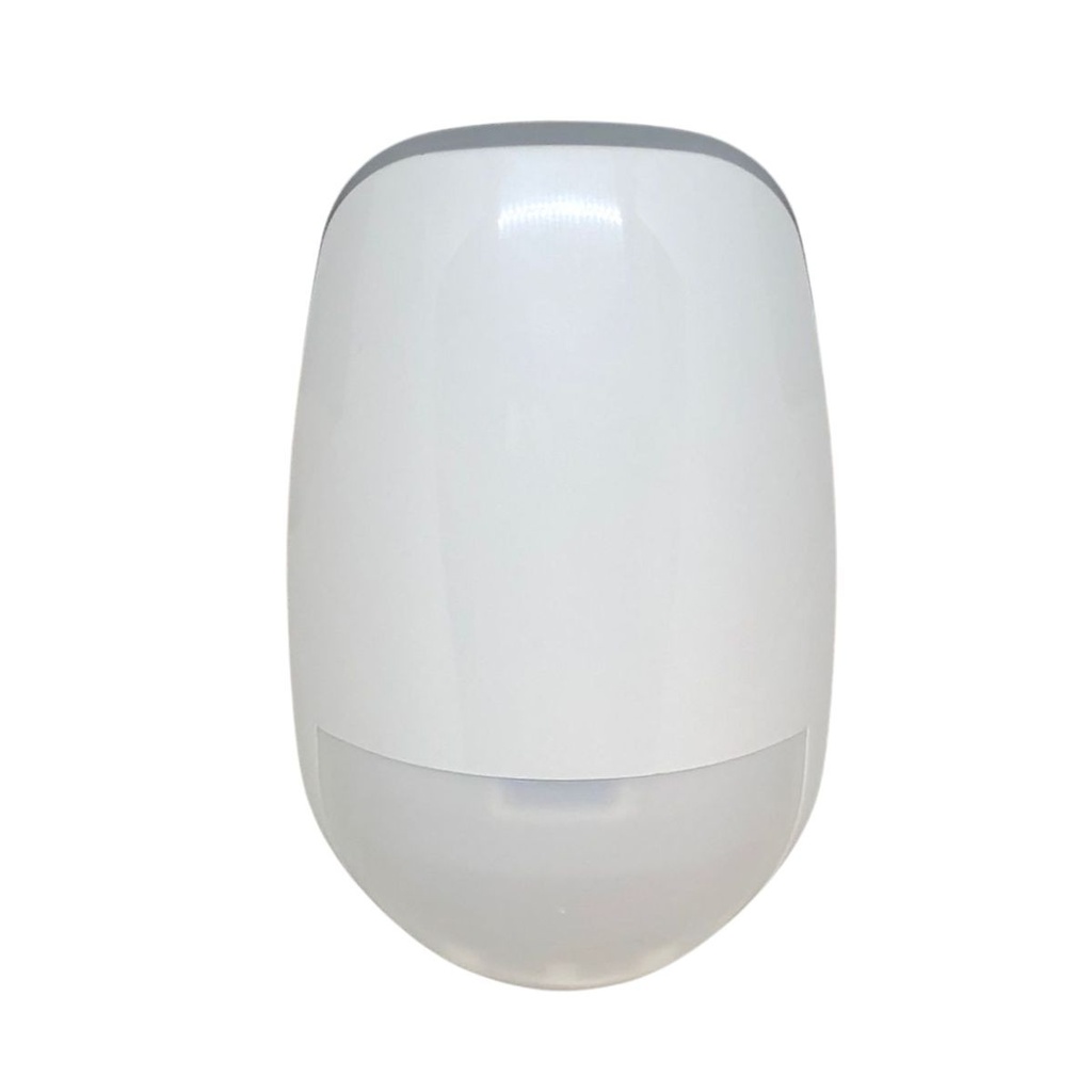 Sensor PIR interior cableado Hikvision doble tecnologia 12m inmunidad mascotas hasta 10KG (DS-PDD12-EG2)