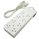 Zapatilla Inteck 8 tomas con cable 1,5mts y protector termico