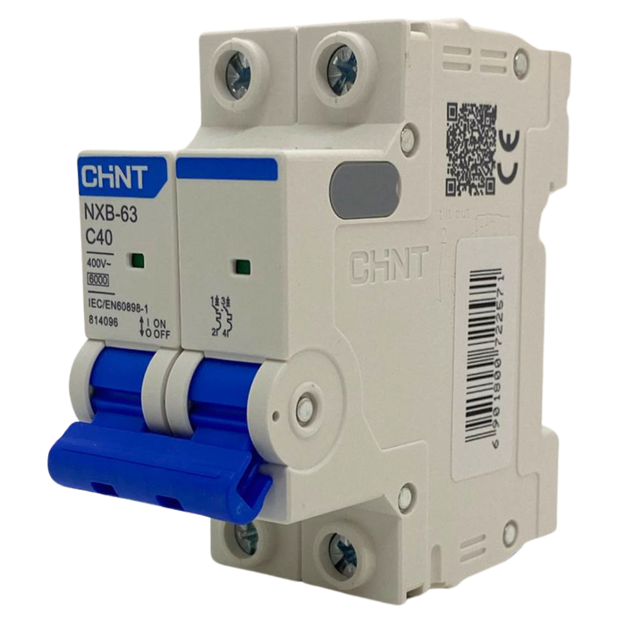 Termica Bipolar Chint 2x40A 6kA curva C Riel Din