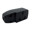 Ficha hembra 3 polos negra