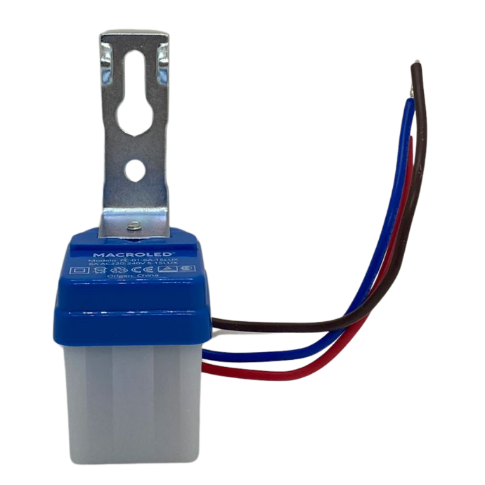 Fotocelula Macroled 6A 15 lux 220-240V