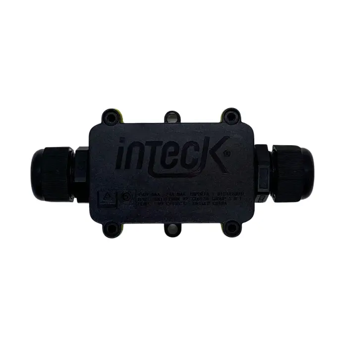 Caja estanca IP65 Inteck filtro UV antiflama 1 entrada 1 salida