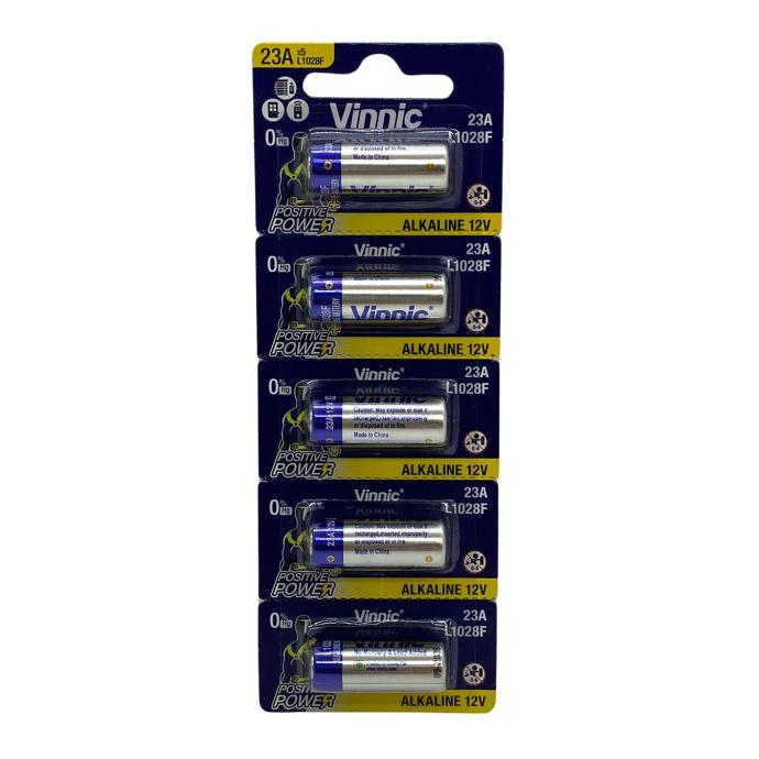 Pila alcalina A23 Vinnic 12V x unidad