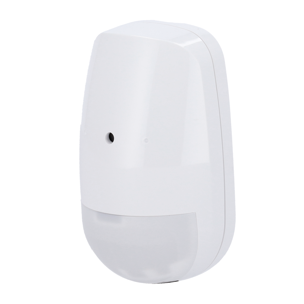 Sensor PIR interior cableado Hikvision con detector de rotura de vidrio e inmunidad mascotas hasta 30KG (DS-PDPG12P-EG2)