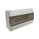 Caja para termica Taad de 8 a 12 modulos satinada de embutir/aplicar (I-7510)