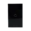 Tecla de pared smart Macroled tactil de 1 canal negro (TSX1N)