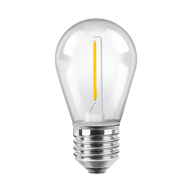 Foco filamento S14 Macroled 0,65W E27 calido 2700K (BFS14-1WW)