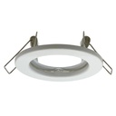 Aro de embutir Macroled para dicroica GU10 fijo blanco 8cm (ADF-D8-BCO)