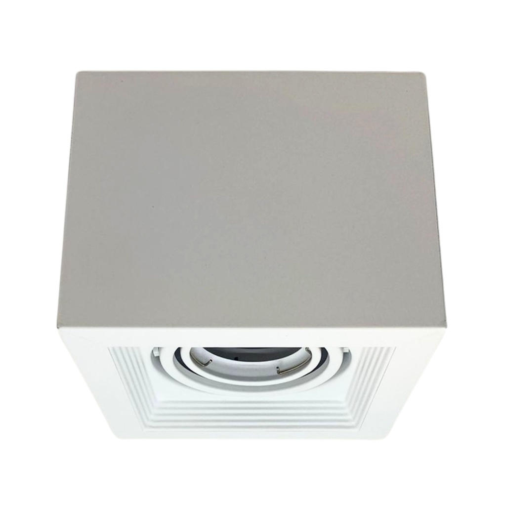 Plafón cardánico Macroled para dicroica GU10 blanco (APCD-X1-CB)