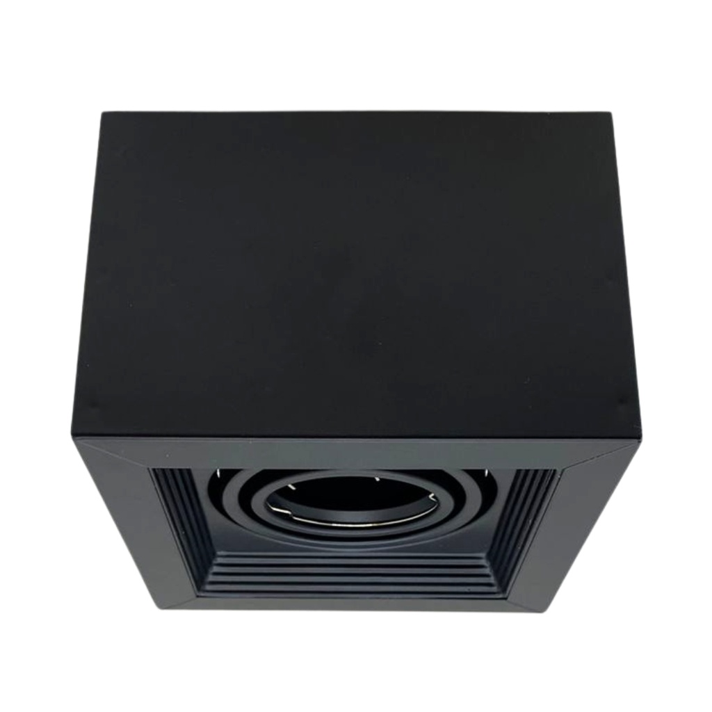 Plafón cardánico Macroled para dicroica GU10 negro (APCD-X1-CN)