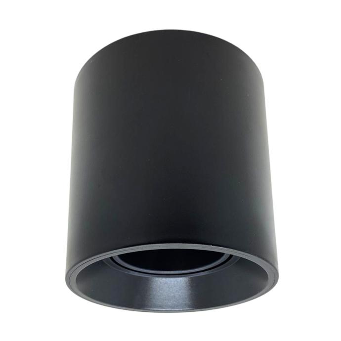 Plafon redondo Macroled para dicroica GU10 movil negro (APRDL-X1-N-PC)