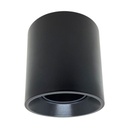 Plafon redondo Macroled para dicroica GU10 movil negro (APRDL-X1-N-PC)