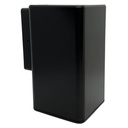 Artefacto de aplicar cuadrado Macroled exterior unidireccional GU10 9W negro (AECN-X1)