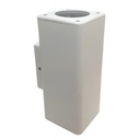 Artefacto de aplicar cuadrado Macroled exterior bidireccional GU10 9W blanco (AECB-X2)